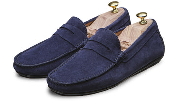 swatche, mocassin driver homme été bleu marine