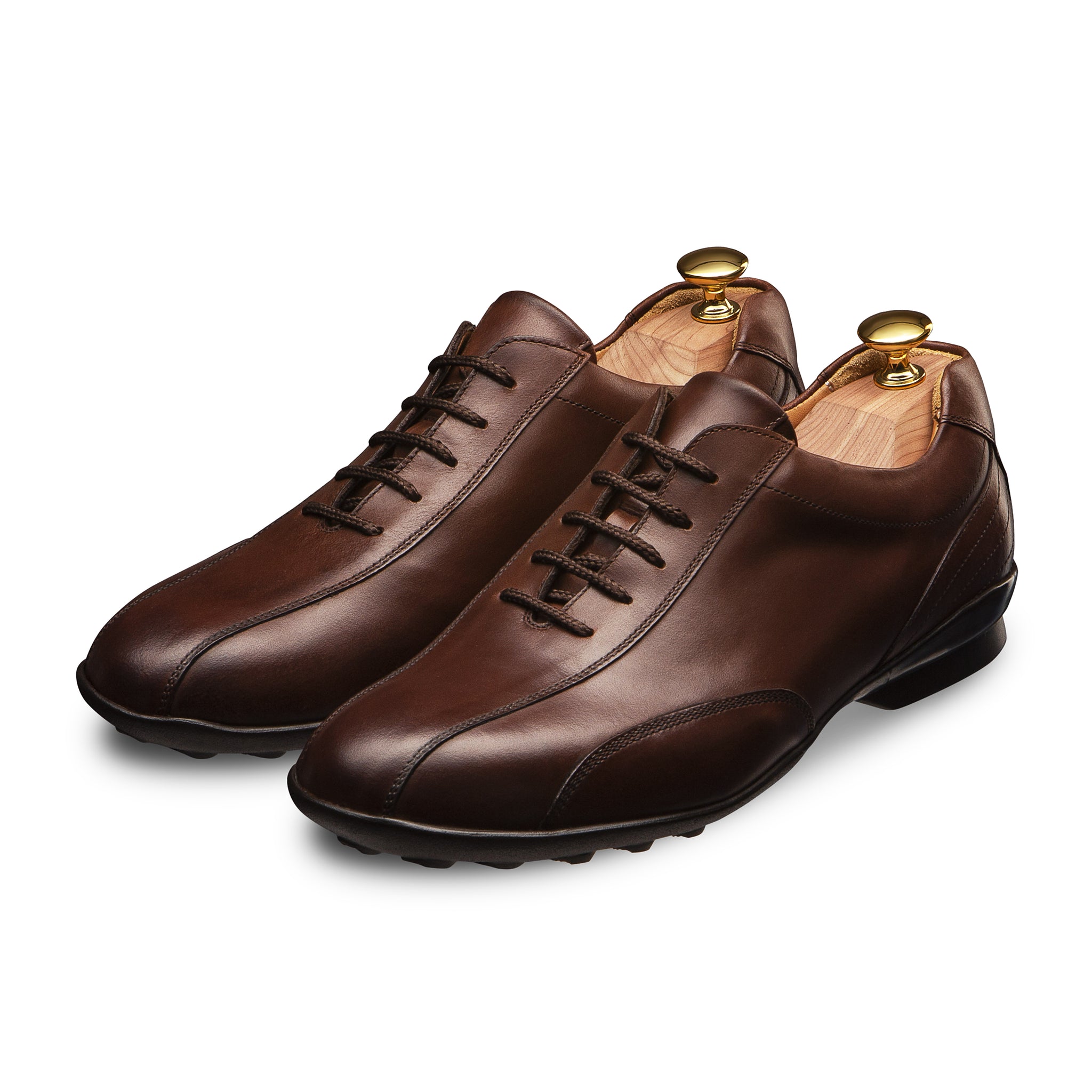 Sneaker en cuir marron basket homme LodinG