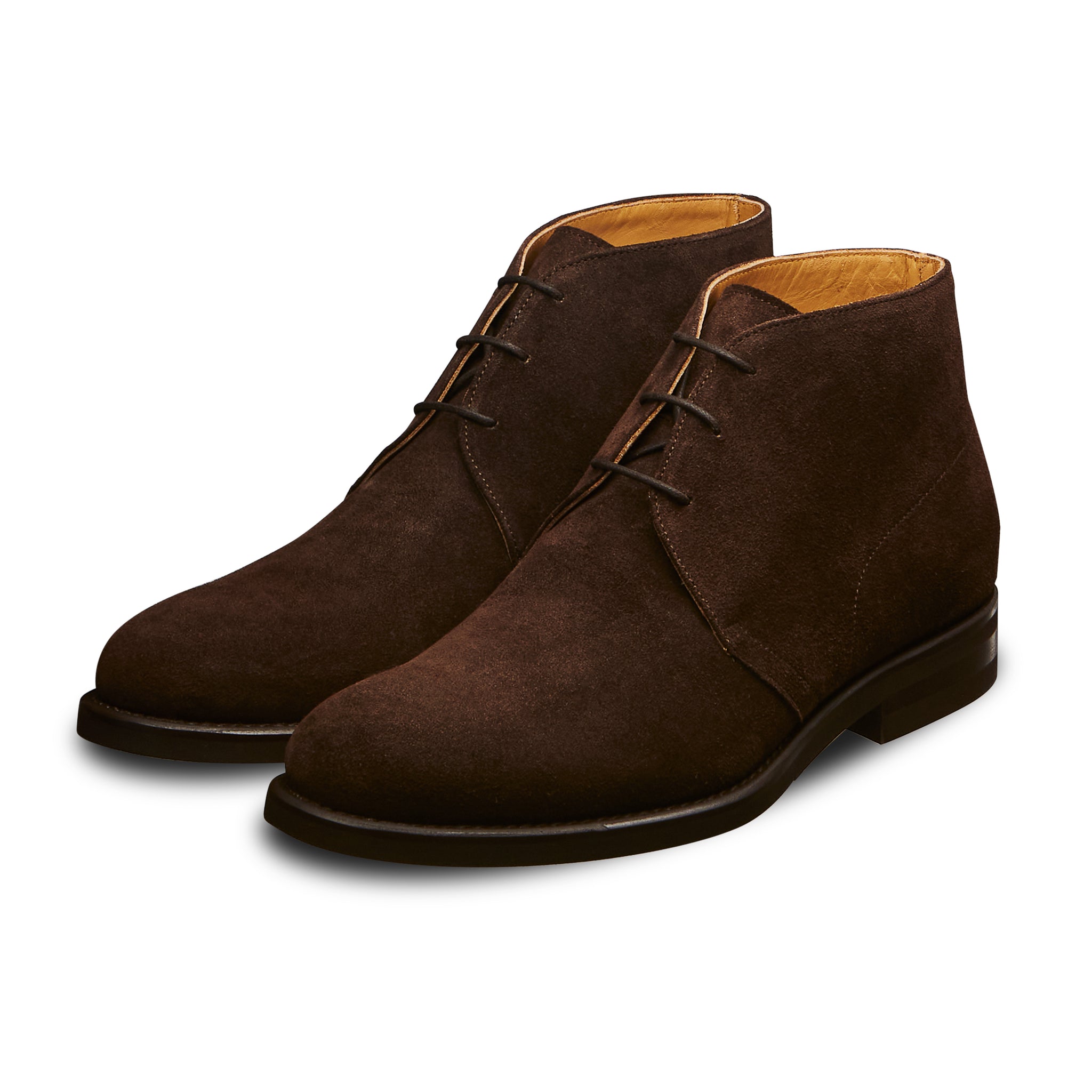 Brown suede chukka boots made in Italy LodinG quality LodinG